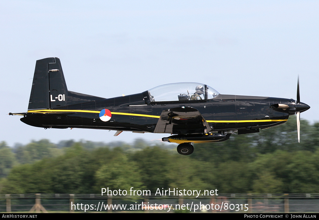 Aircraft Photo of L-01 | Pilatus PC-7 | Netherlands - Air Force | AirHistory.net #80315