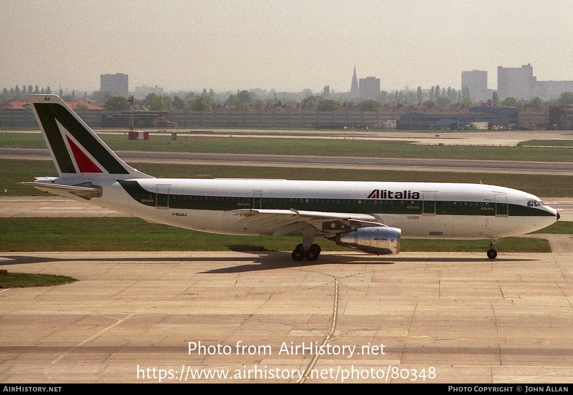 Aircraft Photo of I-BUSJ | Airbus A300B4-203 | Alitalia | AirHistory.net #80348