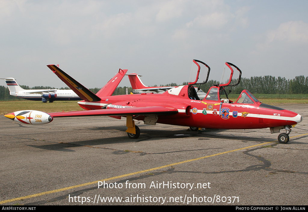 Aircraft Photo of MT26 | Fouga CM-170R Magister | Belgium - Air Force | AirHistory.net #80371