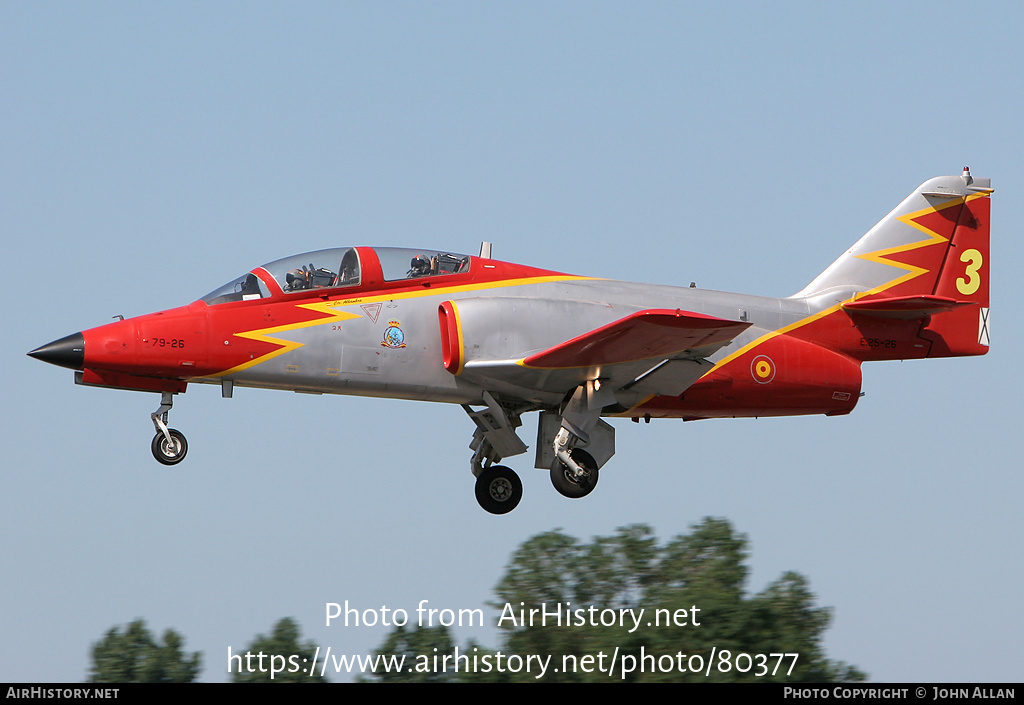 Aircraft Photo of E.25-26 | CASA C101EB Aviojet | Spain - Air Force | AirHistory.net #80377