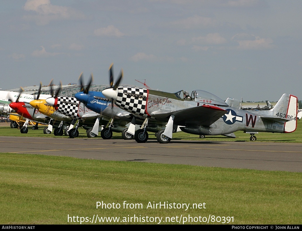 Aircraft Photo of G-CBNM / 463864 | North American P-51K Mustang | USA - Air Force | AirHistory.net #80391