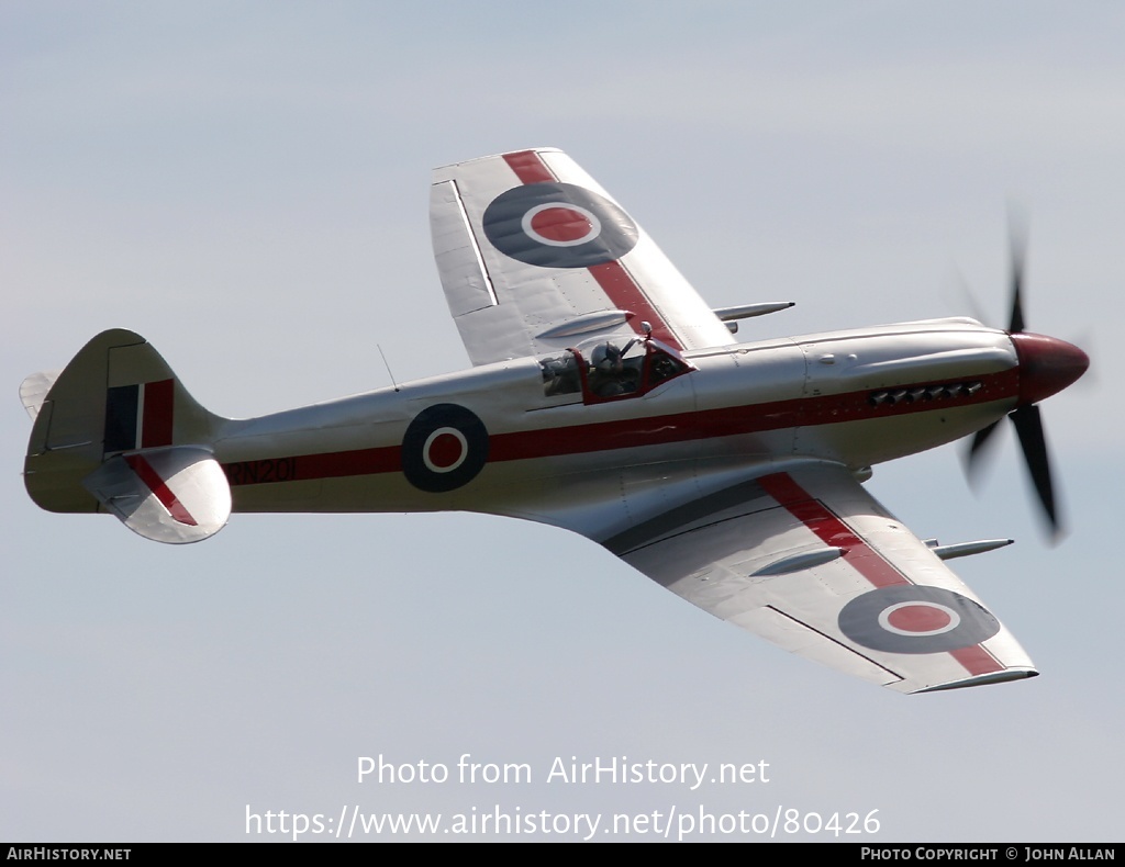 Aircraft Photo of G-BSKP / RN201 | Supermarine 379 Spitfire F14E | UK - Air Force | AirHistory.net #80426