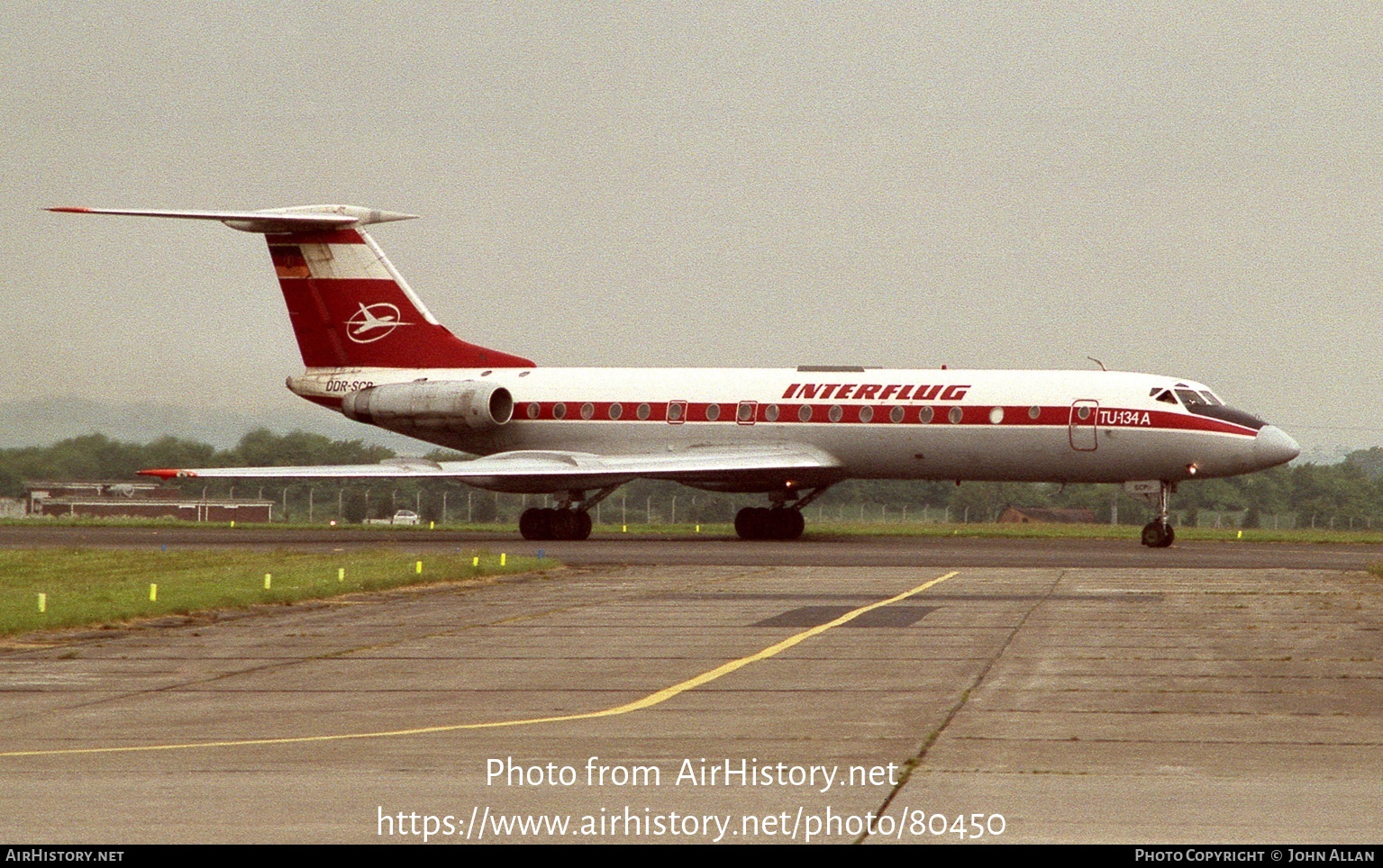 Aircraft Photo of DDR-SCP | Tupolev Tu-134A | Interflug | AirHistory.net #80450