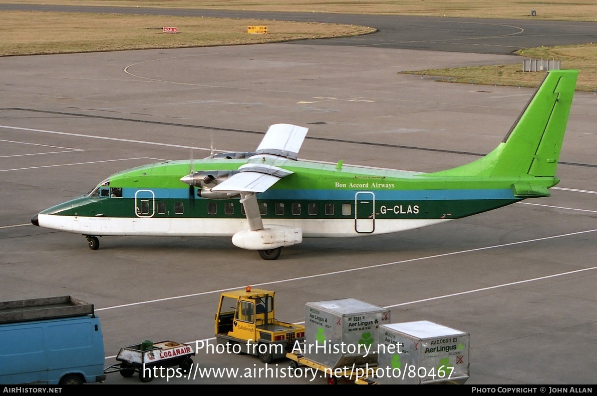 Aircraft Photo of G-CLAS | Short 360-100 | Bon Accord Airways | AirHistory.net #80467