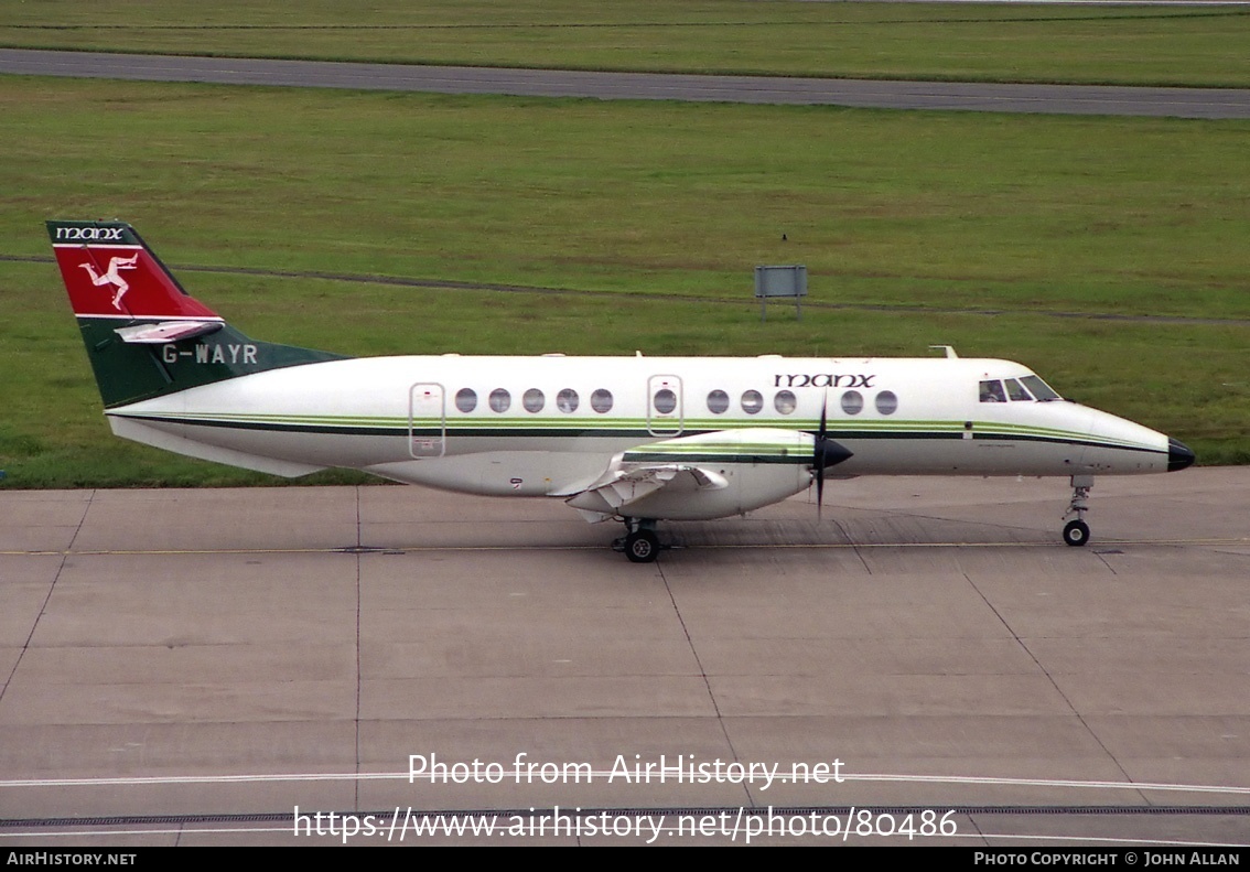 Aircraft Photo of G-WAYR | British Aerospace Jetstream 41 | Manx Airlines | AirHistory.net #80486