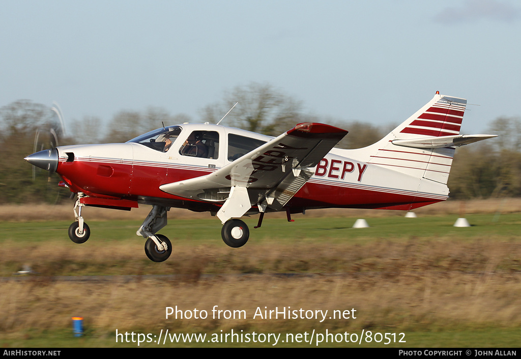 Aircraft Photo of G-BEPY | Rockwell Commander 112B | AirHistory.net #80512