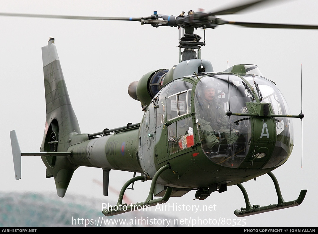 Aircraft Photo of XW908 | Aerospatiale SA-341B Gazelle AH1 | UK - Army | AirHistory.net #80525