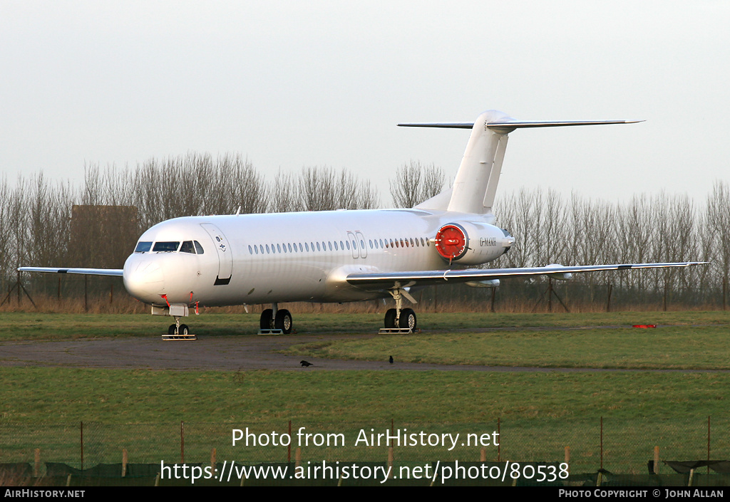 Aircraft Photo of G-MAMH | Fokker 100 (F28-0100) | AirHistory.net #80538