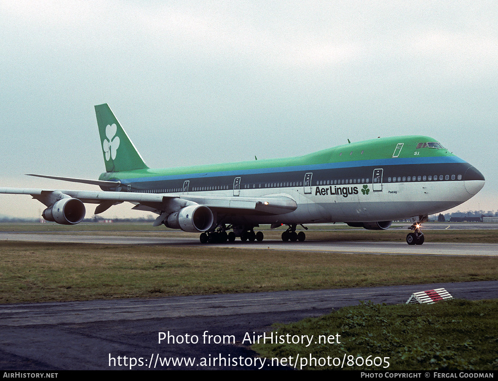 Aircraft Photo Of EI-ASI | Boeing 747-148 | Aer Lingus | AirHistory.net ...