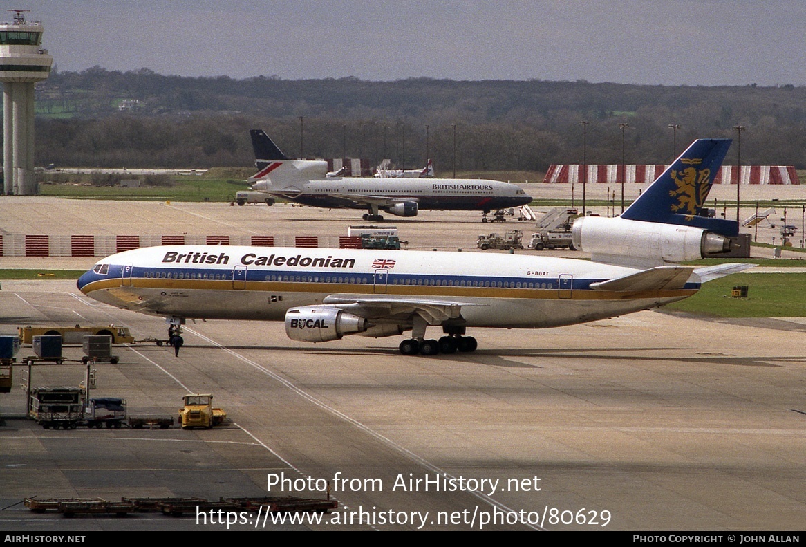 Aircraft Photo of G-BGAT | McDonnell Douglas DC-10-30 | British Caledonian Airways | AirHistory.net #80629