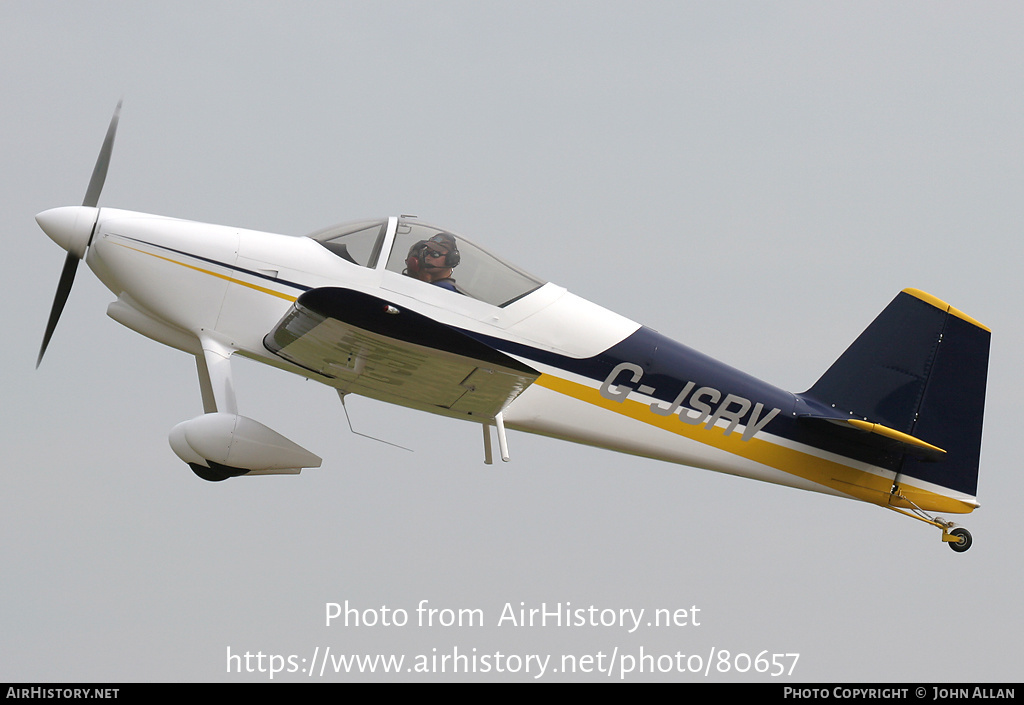 Aircraft Photo of G-JSRV | Van's RV-6 | AirHistory.net #80657