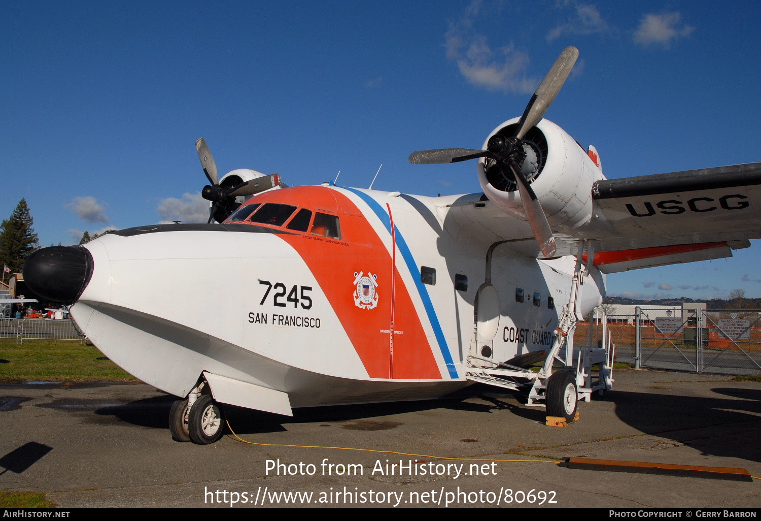 Aircraft Photo of 7245 | Grumman HU-16E Albatross | USA - Coast Guard | AirHistory.net #80692