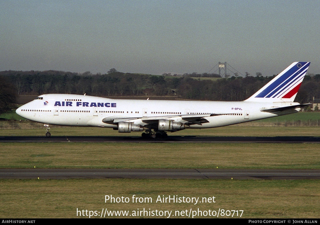 Aircraft Photo of F-BPVL | Boeing 747-128 | Air France | AirHistory.net #80717