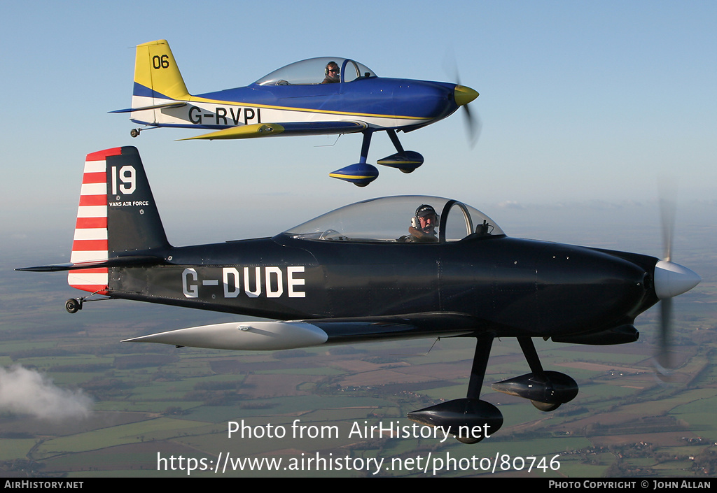 Aircraft Photo of G-DUDE | Van's RV-8 | AirHistory.net #80746