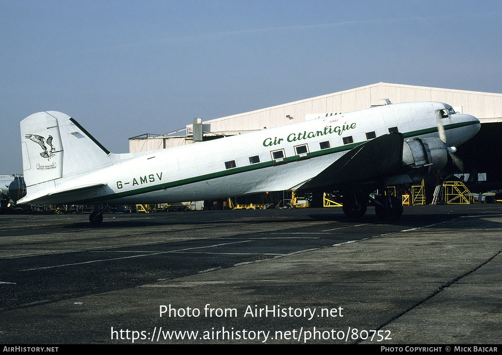 Aircraft Photo of G-AMSV | Douglas C-47B Skytrain | Air Atlantique | AirHistory.net #80752