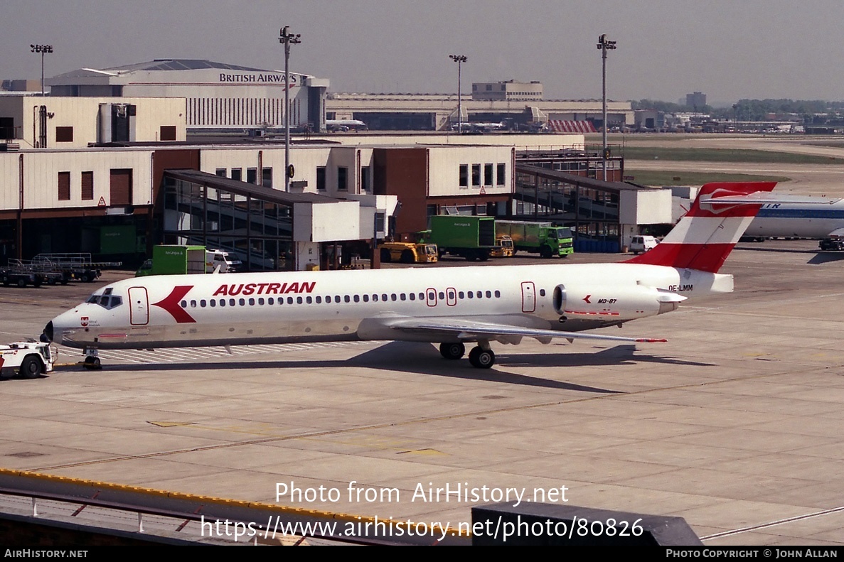 Aircraft Photo of OE-LMM | McDonnell Douglas MD-87 (DC-9-87) | Austrian Airlines | AirHistory.net #80826