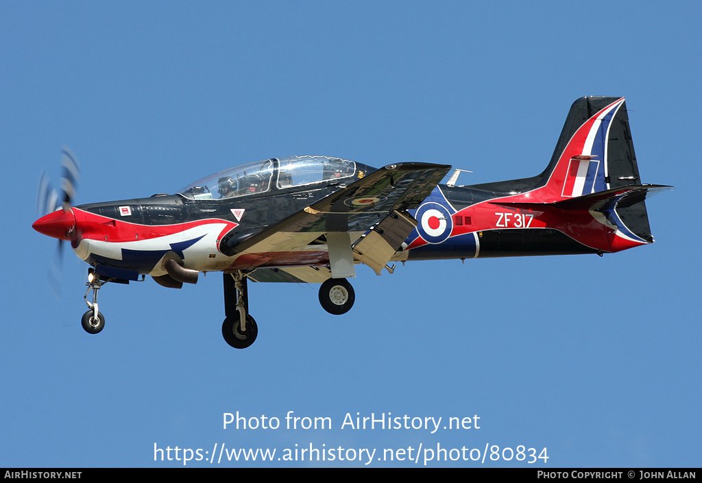 Aircraft Photo of ZF317 | Short S-312 Tucano T1 | UK - Air Force | AirHistory.net #80834