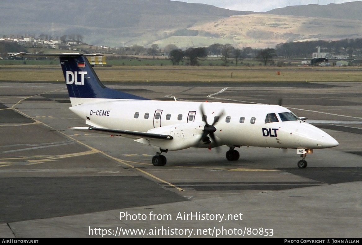 Aircraft Photo of D-CEME | Embraer EMB-120RT Brasilia | DLT - Deutsche Luftverkehrsgesellschaft | AirHistory.net #80853