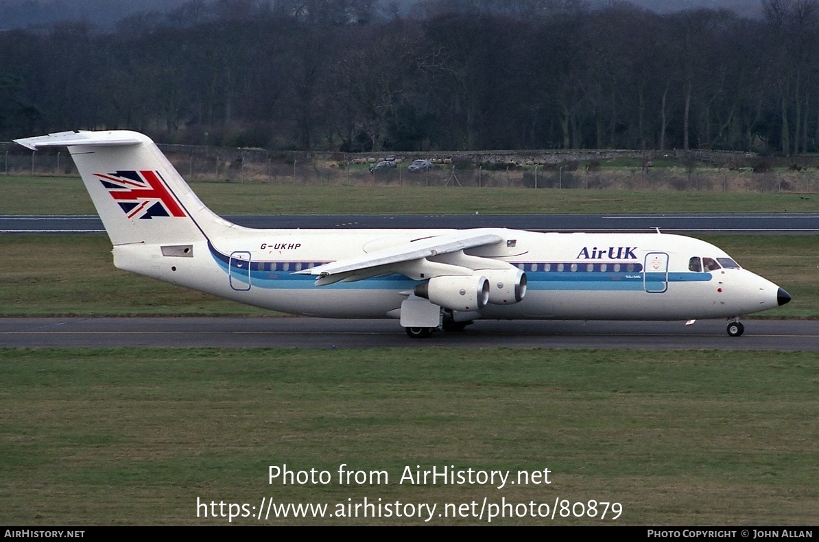 Aircraft Photo of G-UKHP | British Aerospace BAe-146-300 | Air UK | AirHistory.net #80879