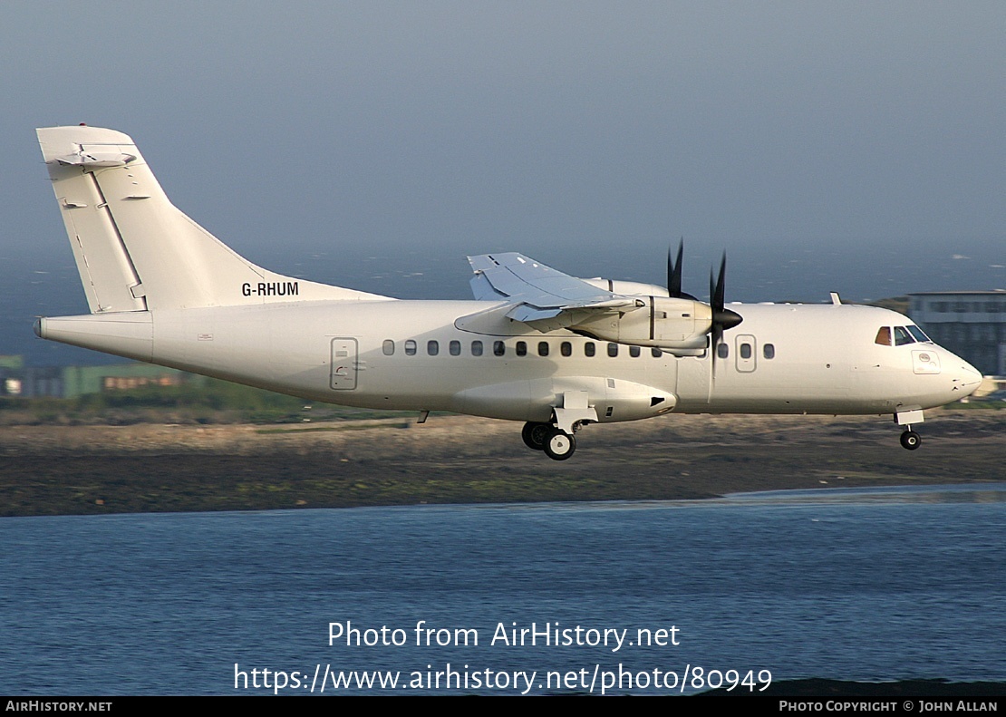 Aircraft Photo of G-RHUM | ATR ATR-42-300 | AirHistory.net #80949