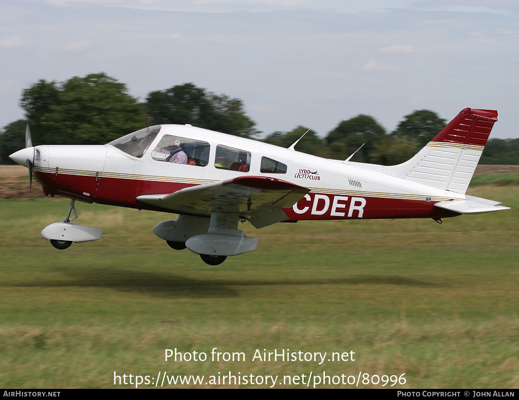 Aircraft Photo of G-CDER | Piper PA-28-161 Warrior II | Lydd Aero Club | AirHistory.net #80996