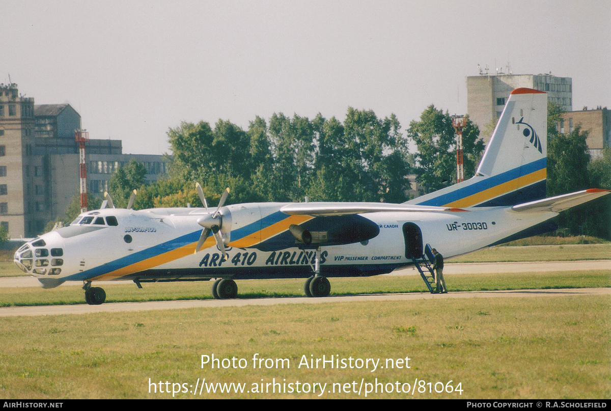 Aircraft Photo of UR-30030 | Antonov An-30A-100 | ARP410 Airlines | AirHistory.net #81064