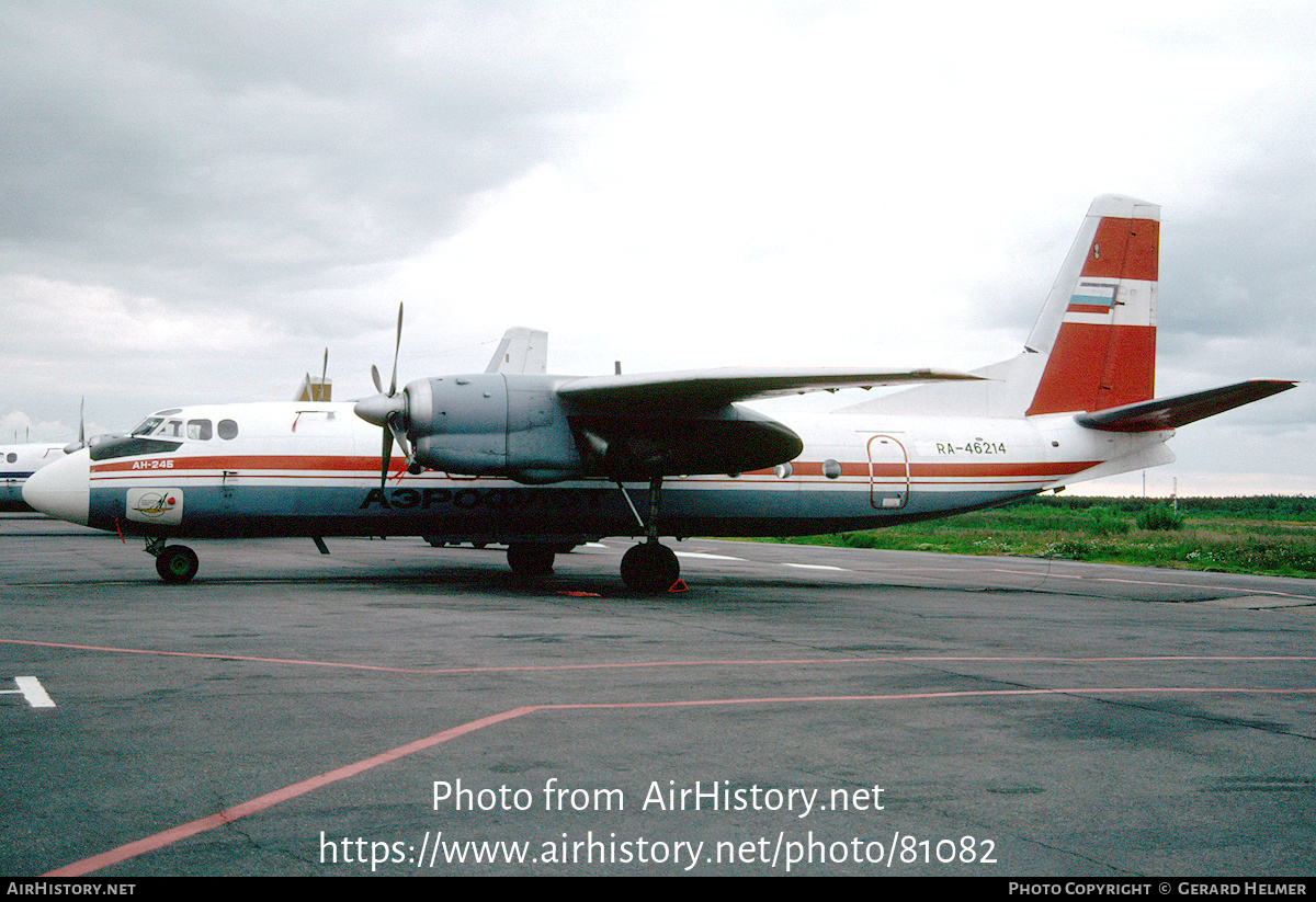 Aircraft Photo of RA-46214 | Antonov An-24B | Aeroflot | AirHistory.net #81082