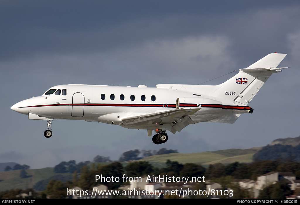 Aircraft Photo of ZE395 | British Aerospace HS-125 CC3 (HS-125-700B) | UK - Air Force | AirHistory.net #81103