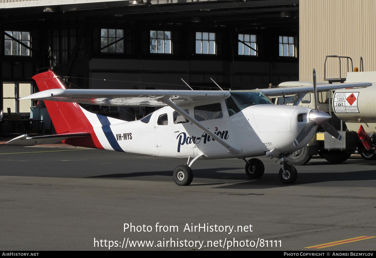 Aircraft Photo of VH-MYS | Cessna U206G Stationair 6 | Par-Avion | AirHistory.net #81111