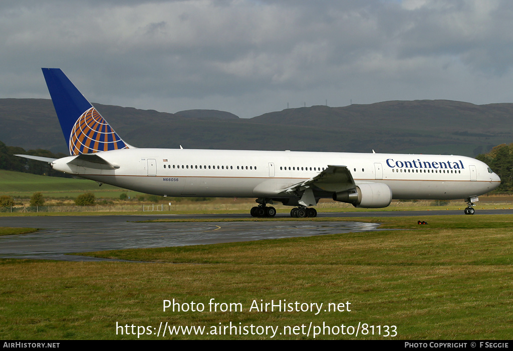 Aircraft Photo of N66056 | Boeing 767-424/ER | Continental Airlines | AirHistory.net #81133