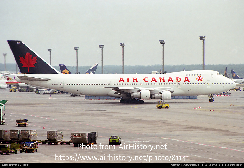 Aircraft Photo of C-FTOD | Boeing 747-133 | Air Canada | AirHistory.net #81141