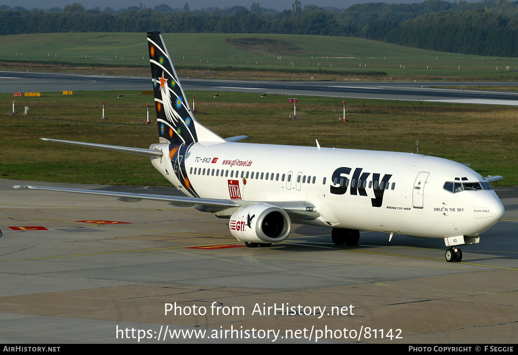 Aircraft Photo of TC-SKD | Boeing 737-4Q8 | Sky Airlines | AirHistory.net #81142