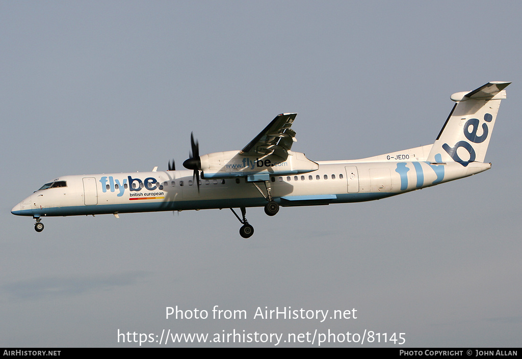 Aircraft Photo of G-JEDO | Bombardier DHC-8-402 Dash 8 | Flybe - British European | AirHistory.net #81145