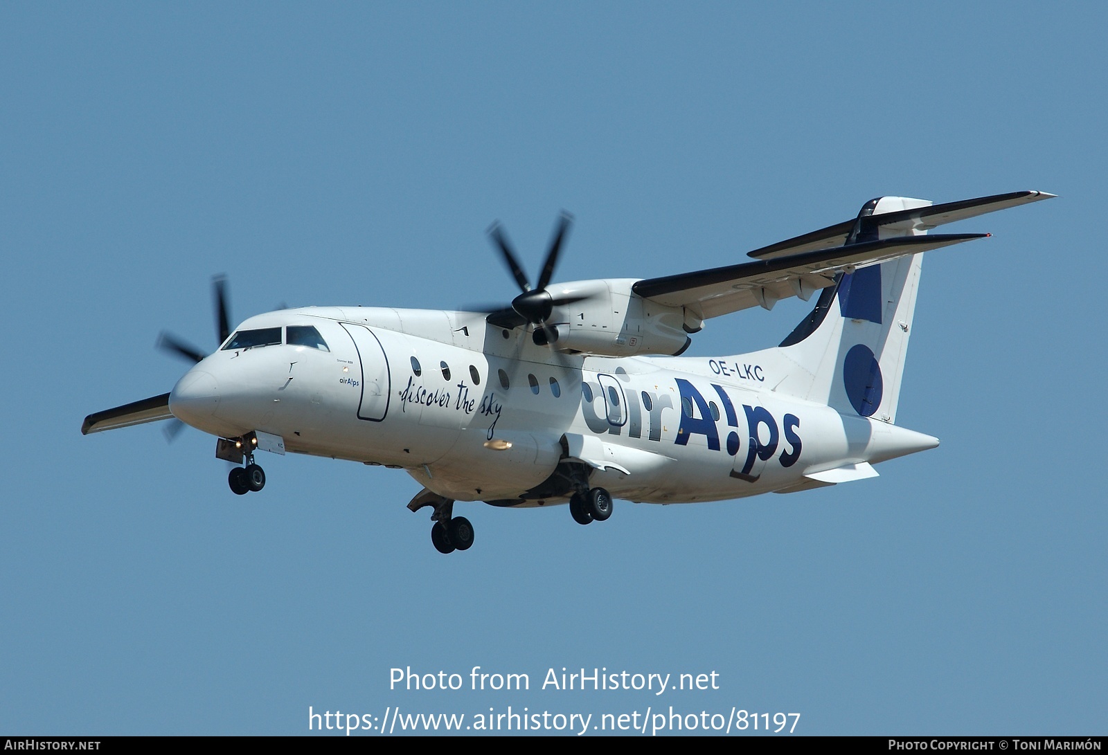 Aircraft Photo of OE-LKC | Fairchild Dornier 328-130 | Air Alps | AirHistory.net #81197