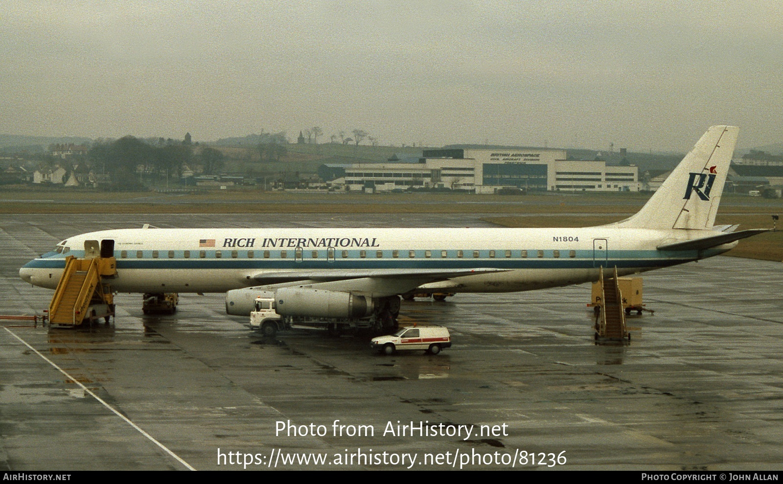 Aircraft Photo of N1804 | McDonnell Douglas DC-8-62 | Rich International Airways | AirHistory.net #81236