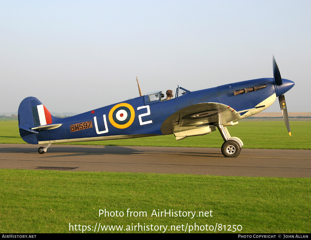 Aircraft Photo of G-MKVB / BM597 | Supermarine 349 Spitfire LF5B | UK - Air Force | AirHistory.net #81250