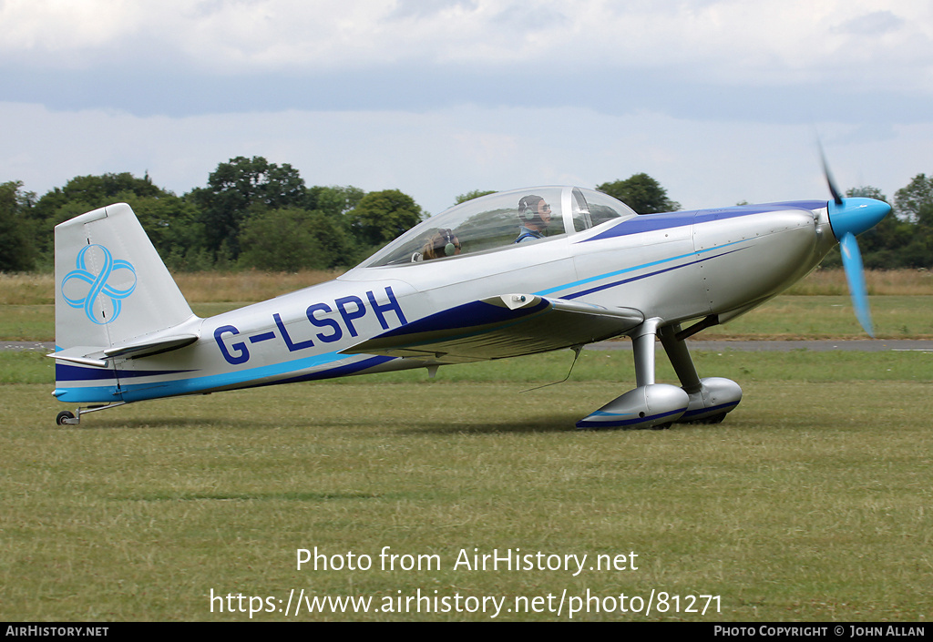 Aircraft Photo of G-LSPH | Van's RV-8 | AirHistory.net #81271