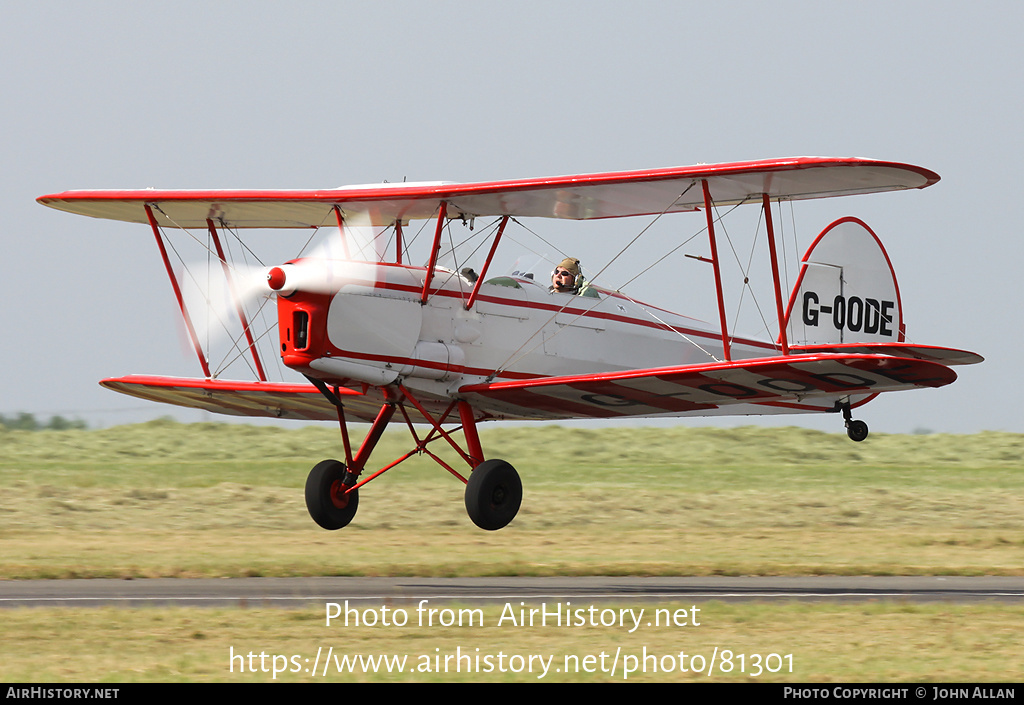 Aircraft Photo of G-OODE | Stampe-Vertongen SV-4C | AirHistory.net #81301