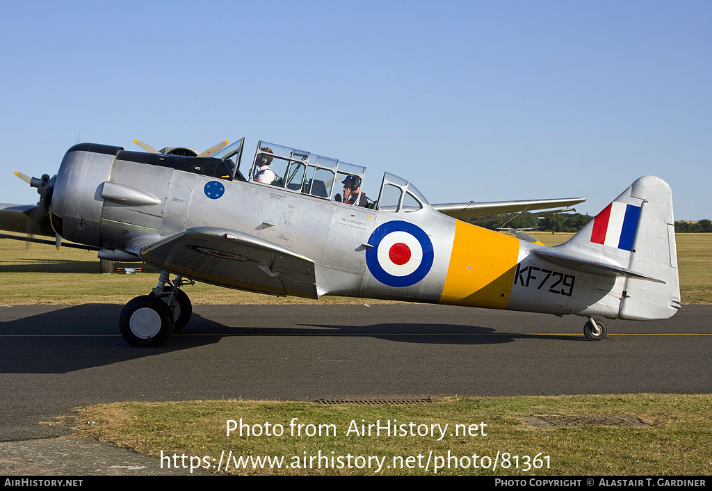 Aircraft Photo of G-BJST / KF729 | North American T-6H Harvard Mk IV | UK - Air Force | AirHistory.net #81361