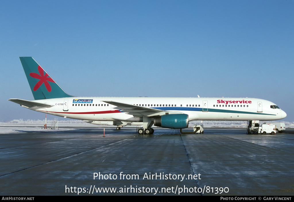 Aircraft Photo of C-GTBB | Boeing 757-28A | Skyservice Airlines | AirHistory.net #81390