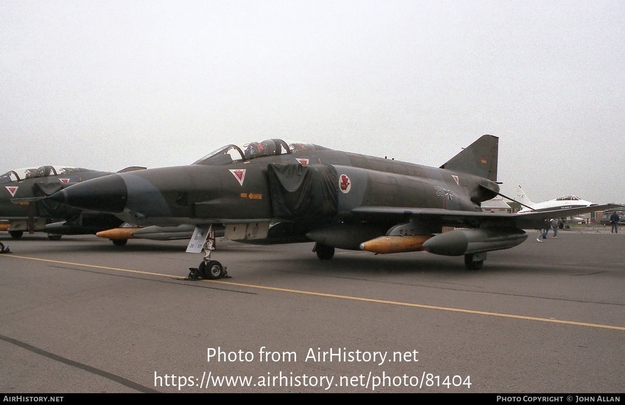 Aircraft Photo of 3557 | McDonnell Douglas RF-4E Phantom II | Germany - Air Force | AirHistory.net #81404