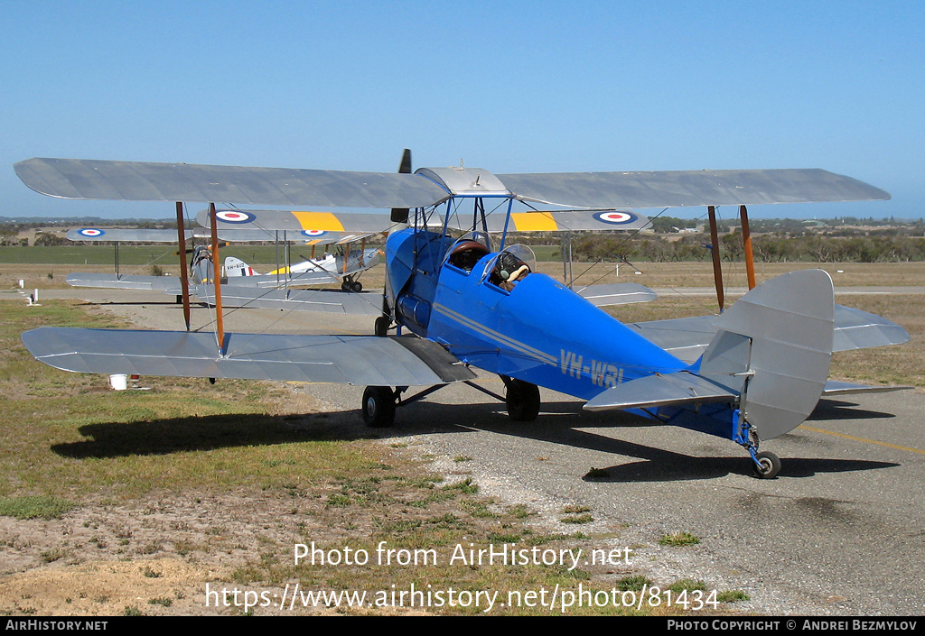 Aircraft Photo of VH-WRL | De Havilland D.H. 82A Tiger Moth | AirHistory.net #81434