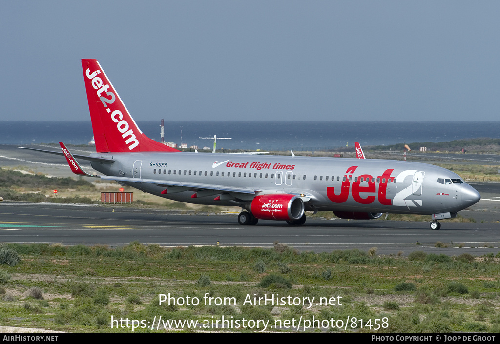 Aircraft Photo of G-GDFR | Boeing 737-8Z9 | Jet2 | AirHistory.net #81458