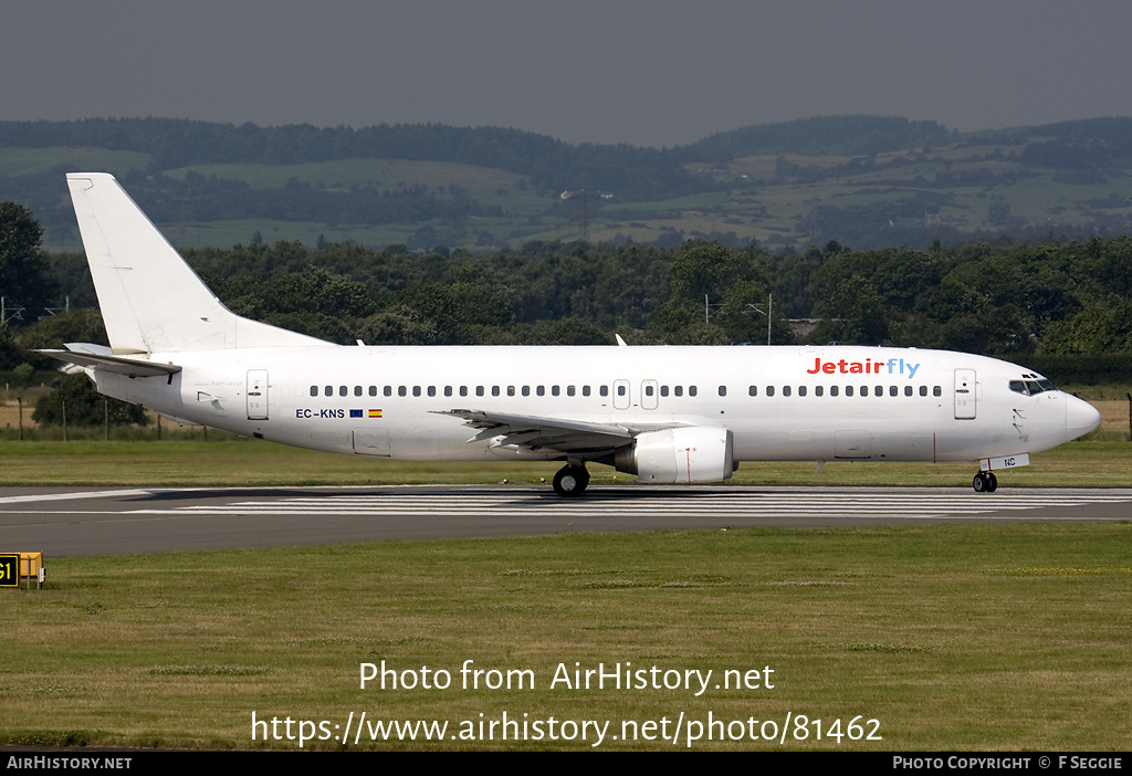 Aircraft Photo of EC-KNS | Boeing 737-4Y0 | Jetairfly | AirHistory.net #81462