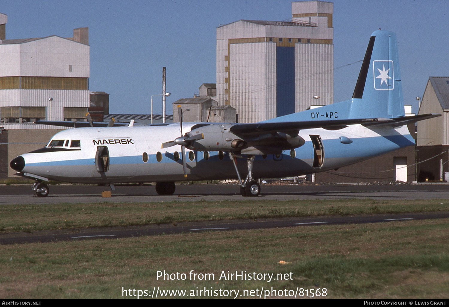 Aircraft Photo of OY-APC | Fokker F27-500 Friendship | Maersk Air | AirHistory.net #81568