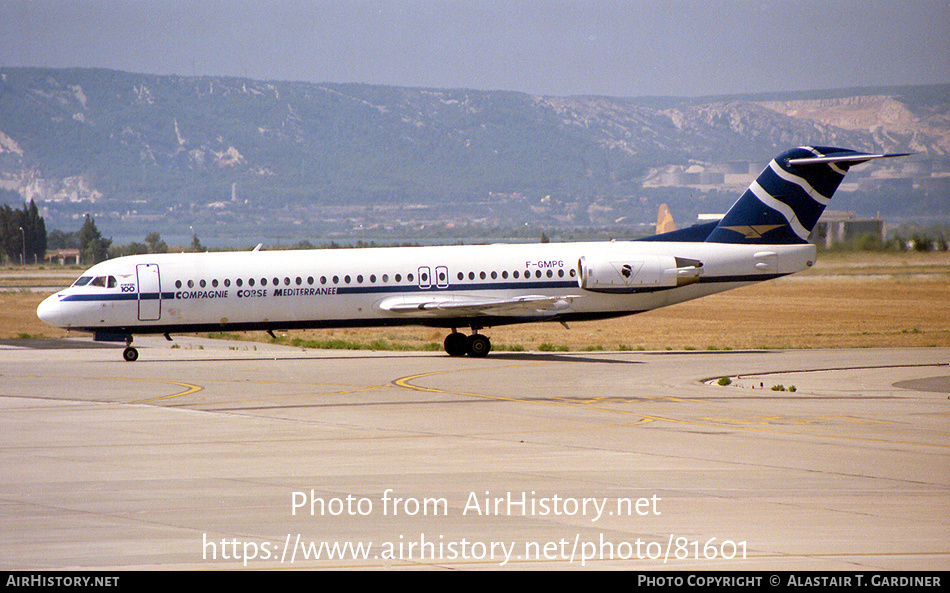 Aircraft Photo of F-GMPG | Fokker 100 (F28-0100) | Compagnie Corse Méditerranée - CCM | AirHistory.net #81601