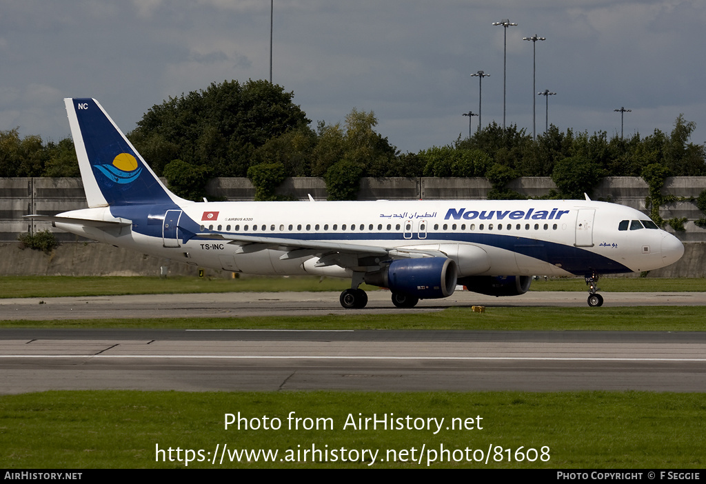 Aircraft Photo of TS-INC | Airbus A320-214 | Nouvelair Tunisie | AirHistory.net #81608