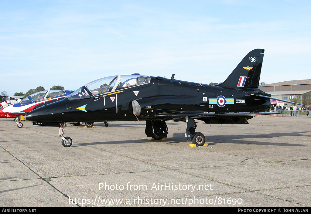 Aircraft Photo of XX196 | British Aerospace Hawk T1A | UK - Air Force | AirHistory.net #81690