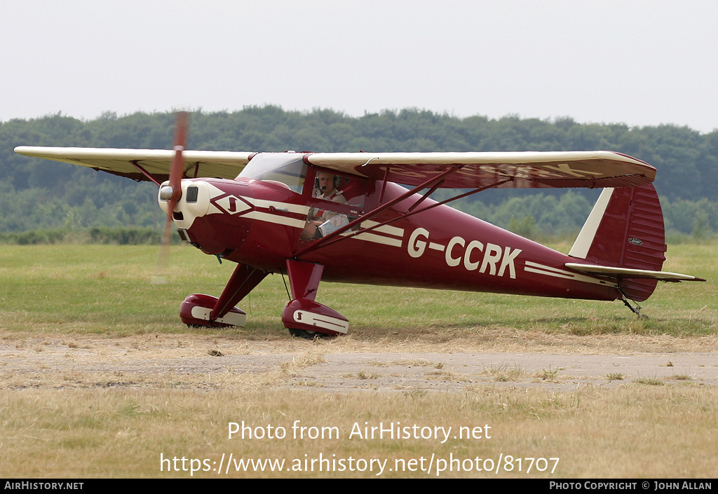 Aircraft Photo of G-CCRK | Luscombe 8A Silvaire | AirHistory.net #81707