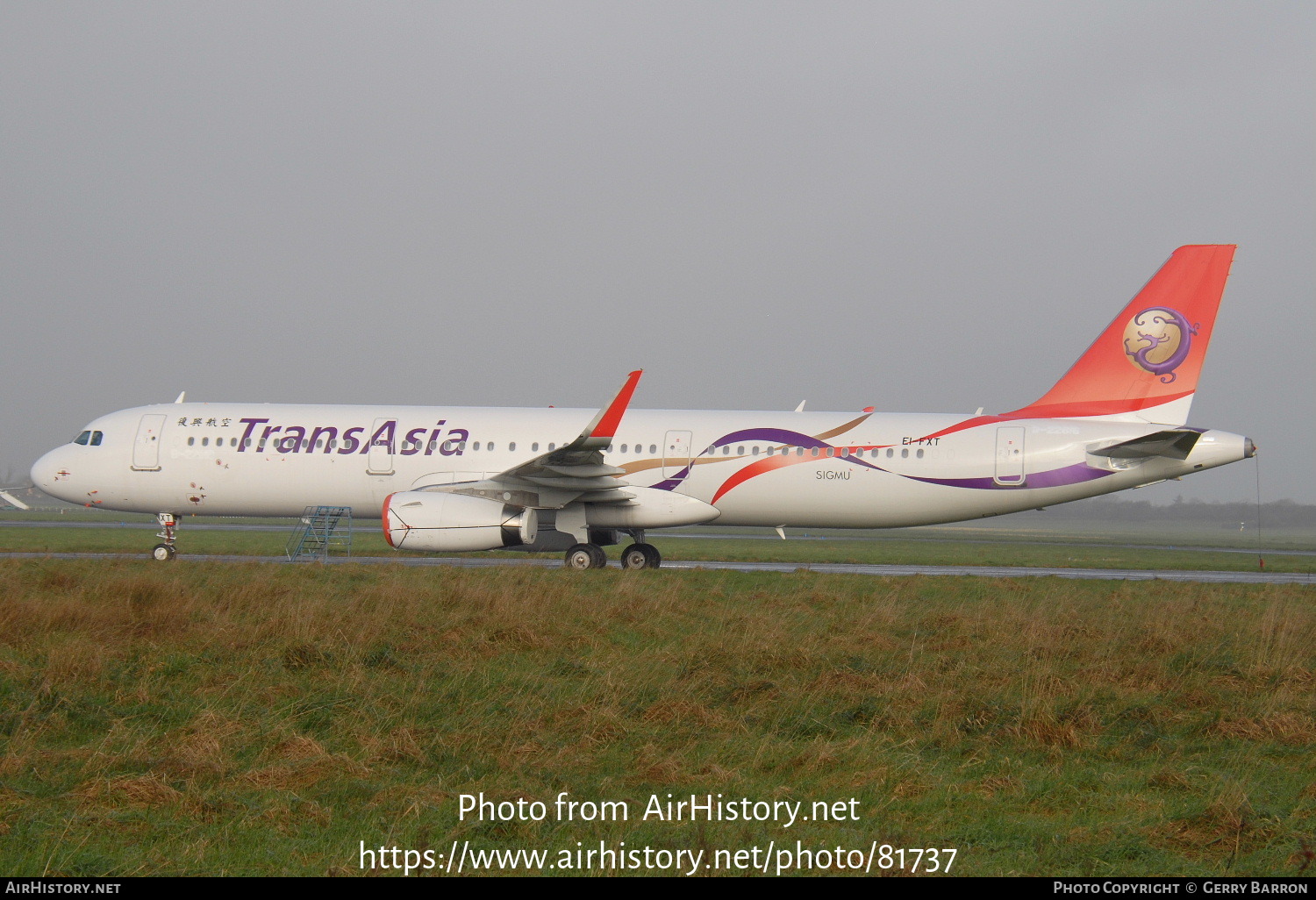 Aircraft Photo of EI-FXT | Airbus A321-231 | TransAsia Airways | AirHistory.net #81737